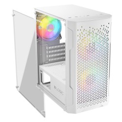 Obudowa LOGIC ARAMIS ARGB mATX/mITX Mini USB 3.0 Biała