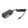 Zasilacz sieciowy Mitsu 45W USB-C, USBC, 5-20V, 2-3A (black) do notebooka