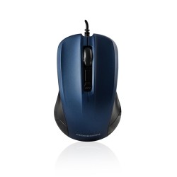 Mysz przewodowa Modecom M9.1 optyczna czarno-niebieska