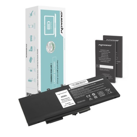 Bateria Movano do notebooka Dell Latitude GJKNX, 5280, 5480, 5490, 5590 (7.4V-7.6V) (6000 mAh)