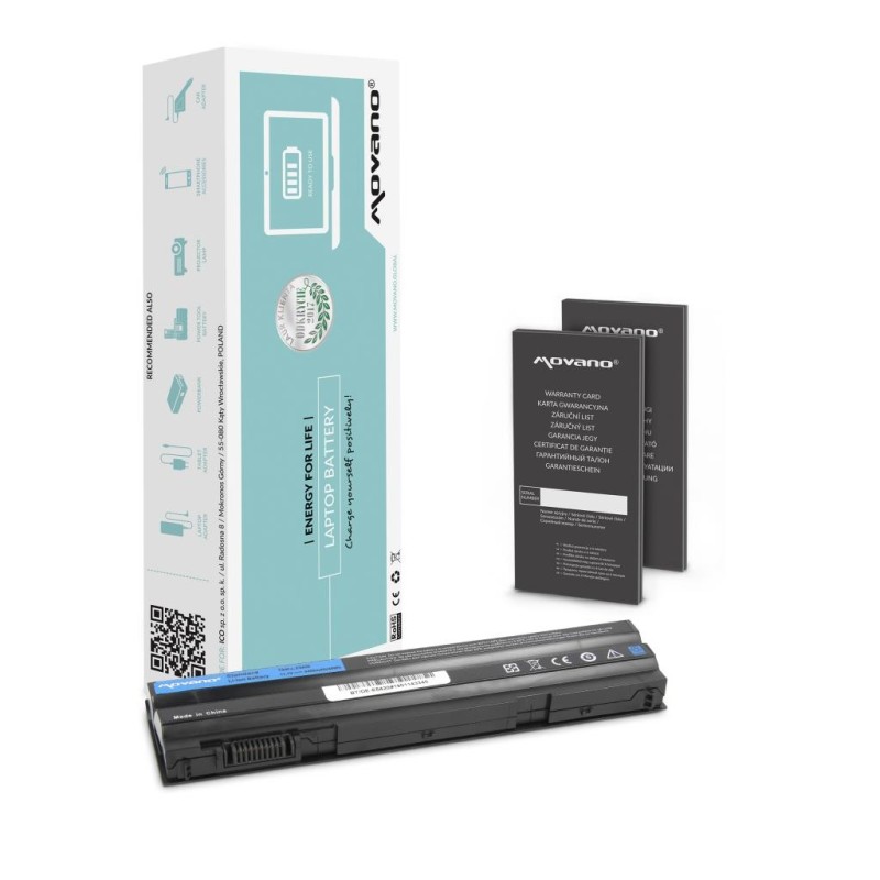 Bateria Movano do notebooka Dell Latitude T54FJ, 8858X, M5Y0X, X57F1, E5420, E6420 (10.8V-11.1V) (4400 mAh)