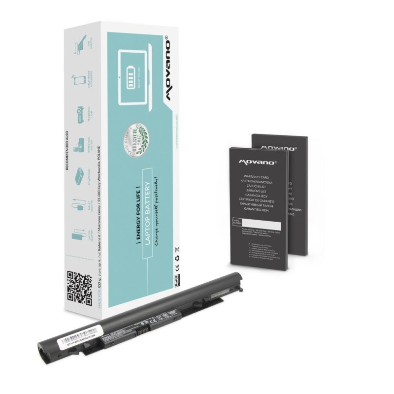 Bateria Movano do notebooka HP JC03, JC04, 240 245 250 255 258 G6 (14.4V-14.8V) (2200 mAh)