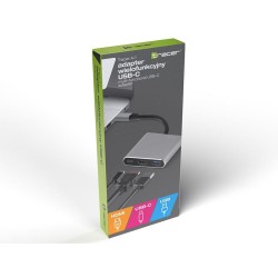 Kabel adapter USB-C Tracer TRAPOD46847 USB-C HDMI 4K USB 3.0 PDW 100W