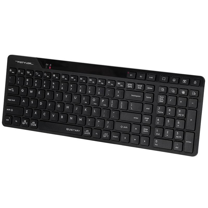 Klawiatura bezprzewodowa A4Tech Bloody FBK27CAS Black 2.4GHz+BT (Silent)