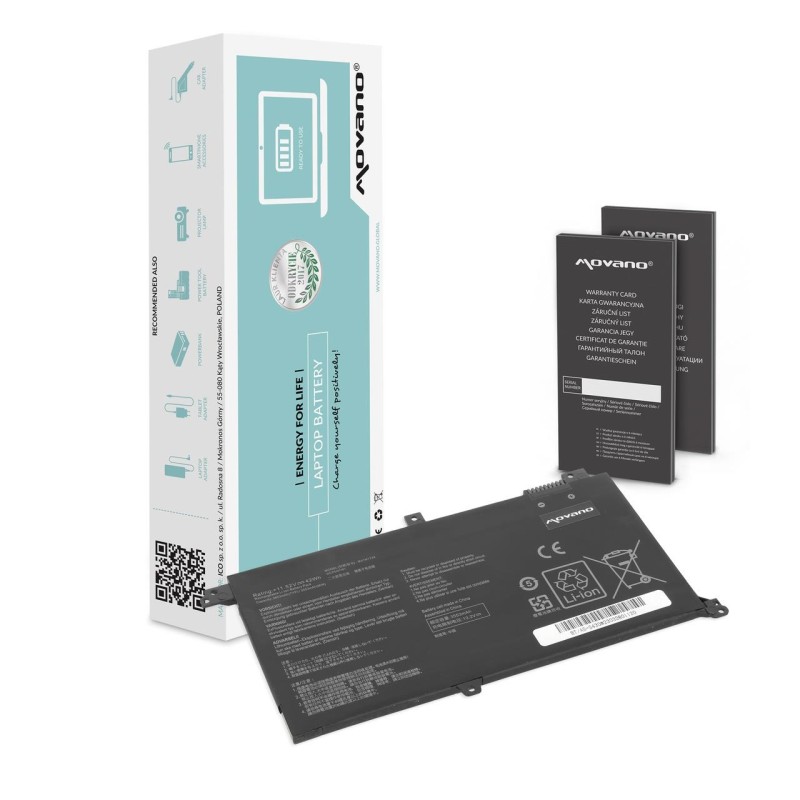 Bateria Movano do notebooka Asus Vivobook S14, S430, X430U, K430, B31N1732 (11.4V) (3600 mAh)