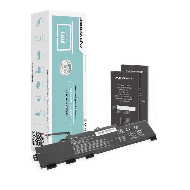 Bateria Movano do notebooka HP EliteBook 755 G5, 850 G5, 850 G6, TT03XL (10.8V-11.1V) (4400 mAh)