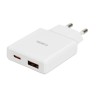 Ładowarka sieciowa iBOX C-43 Slim USB A+C 30W biała