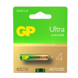 Baterie alkaliczne AAA / LR03 GP Ultra Alkaline - blister 4 szt.