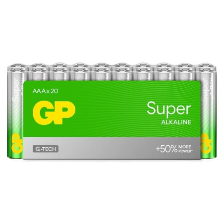 Baterie alkaliczne AAA / LR03 GP Super Alkaline - shrink 20 szt.