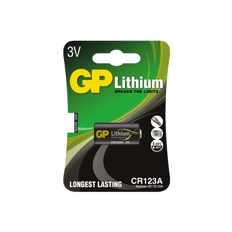 Bateria foto litowa GP CR123 1x