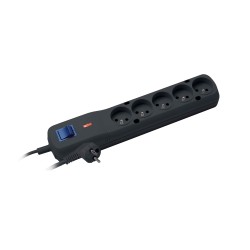 Listwa zasilająca Lestar LF-530WA 5+ 3m czarna