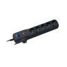 Listwa zasilająca Lestar LF-530WA 5+ 3m czarna