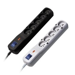 Listwa zasilająca Lestar LF-530WA 5+ 5m czarna
