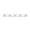 Organizer kabli Lanberg AK-1205-S 19" 1U z 5 uchwytami - typ B szary