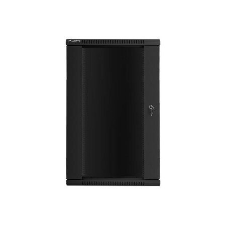 Szafa instalacyjna Rack wisząca 19" 22U 600x600 czarna Lanberg (flack pack)