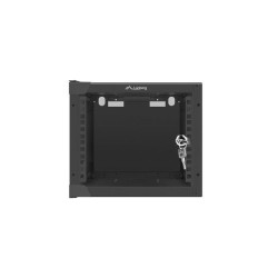 Szafa instalacyjna Rack wisząca 10" 4U 280x310mm czarna Lanberg (flat pack)