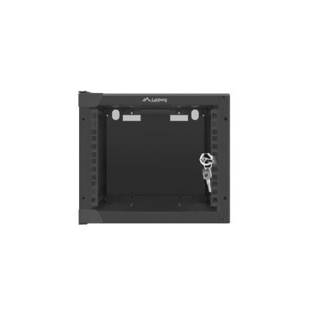 Szafa instalacyjna Rack wisząca 10" 4U 280x310mm czarna Lanberg (flat pack)