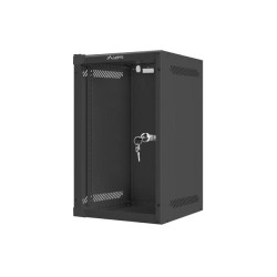 Szafa instalacyjna Rack wisząca 10" 9U 280x310 czarna Lanberg (flat pack)