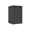 Szafa instalacyjna Rack wisząca 10" 9U 280x310 czarna Lanberg (flat pack)