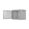 Szafa instalacyjna Lanberg rack wisząca 19" 9U 600x450 drzwi perforowane szara (flat pack)