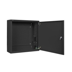 Szafa instalacyjna Rack Wisząca 19" 6U+3U 540x200 Niskoprofilowa Czarna Lanberg (złożona)