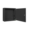 Szafa instalacyjna Rack Wisząca 19" 6U+3U 540x200 Niskoprofilowa Czarna Lanberg (złożona)