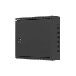 Szafa instalacyjna Lanberg TPR 10" z płytą mech 340x340x140 czarna (złożona)