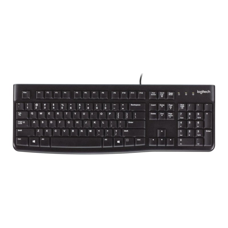 Klawiatura przewodowa Logitech K120 USB US czarna