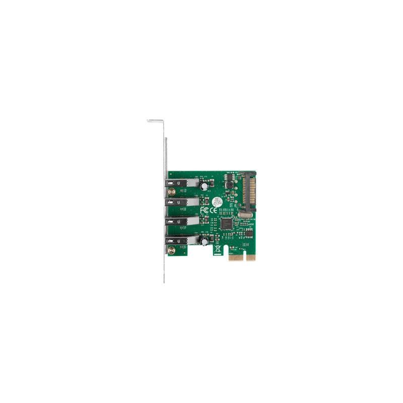 Karta Lanberg PCI Express - USB 3.1 Gen1 4-port + śledź low profile