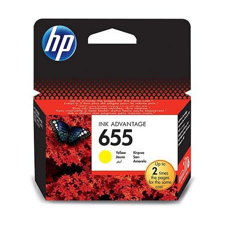 Tusz HP 655 Yellow
