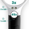 Lupa / szkło powiększające z podświetleniem LED everActive MG-01