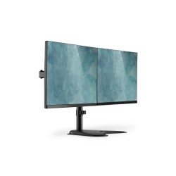 Stojak biurkowy podwójny DIGITUS 2xLCD max. 32"max. 2x 8kg uchyl.-obrot quick-release