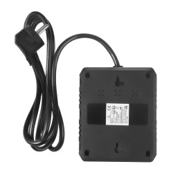 Listwa zasilająca Maclean MCE387 B, przedłużacz 2 gniazda + 3xUSB, 110-240V AC 50/60Hz, 2.1A max 2500W, 1.5m, czarna