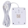 Listwa zasilająca Maclean MCE388 W, przedłużacz 2 gniazda + 3xUSB, 110-240V AC 50/60Hz, 2.1A max 2500W, 3 m, biała