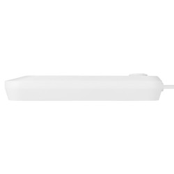 Listwa zasilająca Maclean MCE394 W, przedłużacz 3gniazda + 3xUSB, 110-240V AC 50/60Hz, 2.1A max 2500W, 1,5m, biała