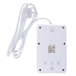 Listwa zasilająca Maclean MCE392 W, przedłużacz 4 gniazda + 3xUSB, 110-240V AC 50/60Hz, 2.1A max 2500W, 1,5m, biała