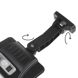 Lampa uliczna solarna LED Maclean MCE446 z czujnikiem ruchu i pilotem IP54, 4W, 400lm, 6500K, Li-ion 1200 mAh, 3 tryby pracy