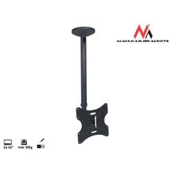 Uchwyt do telewizora sufitowy Maclean MC-504A B 23-42" 30kg czarny max VESA 200x200