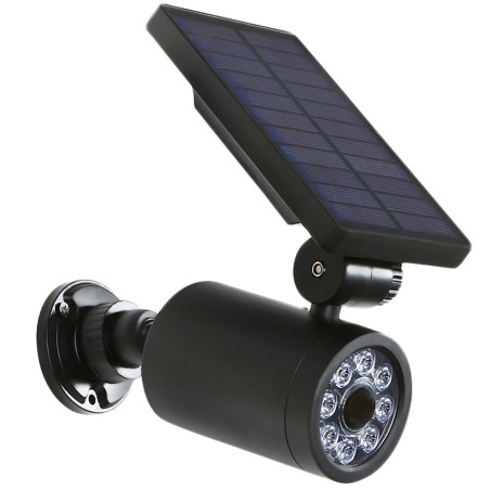 Atrapa kamery Maclean SOL1801S, solarna, migająca dioda, czujnik ruchu, oświetlenie LED, naklejka gratis