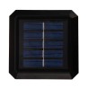 Lampa solarna LED na słupek GreenBlue, 80x80mm, daszek kopertowy, 3200K, GB127 WW