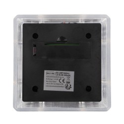 Lampa solarna LED na słupek GreenBlue, 80x80mm, daszek kopertowy, 3200K, GB127 WW