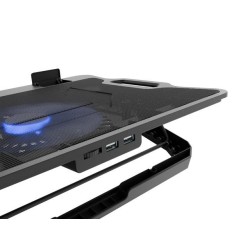 Podstawka chłodząca pod notebooka Natec Dipper 2 12.1-17.3" z wentylatorem, podświetlenie 2 USB