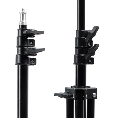 Statyw do lampy pierścieniowej LED 12'' Maclean MC-163 max. wysokość 190cm, max. obciążenie 3kg