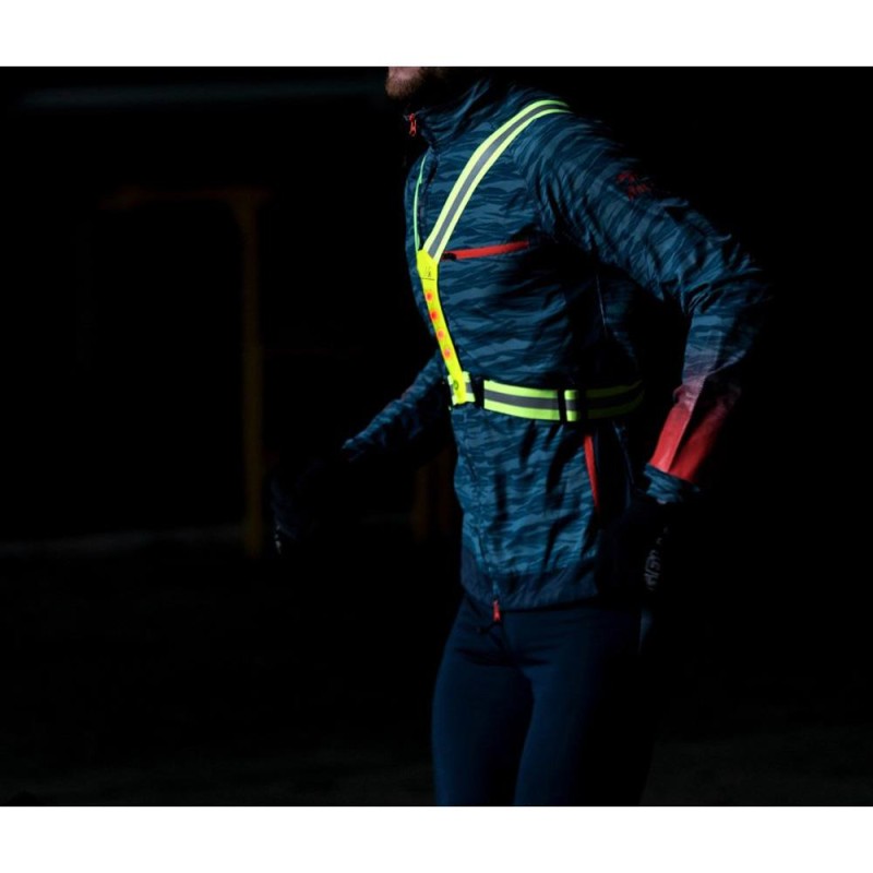 Szelki LED dla biegaczy, rowerzystów Maclean MCE425
