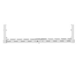 Organizer podbiurkowy na kable Maclean MC-103 W, max. obciążenie 5kg, max. 728mm, biały