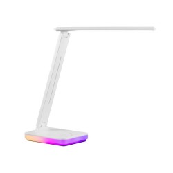 Lampka biurkowa LED TRACER PRISMA RGB biała