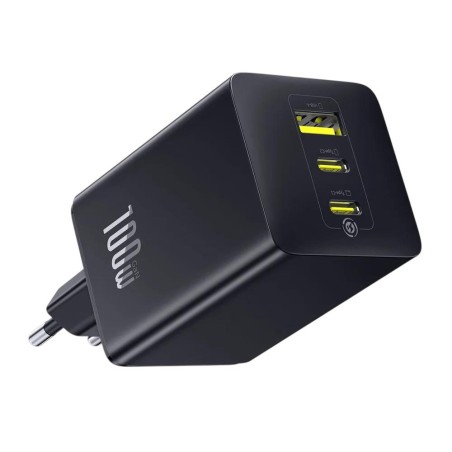 Ładowarka sieciowa Baseus GaN EnerFill FE11 P10182102123-00 szybka 100W 2xUSB-C PD + 1xUSB czarna
