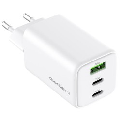 Ładowarka sieciowa GoGEN ACHPDQ365W01, 2x USB-C PD 65W + 20W 1x USB-A 18W