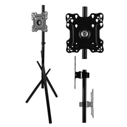 Uchwyt podłogowy do TV stojak Maclean MC-181 B, 27-55", max. VESA 200x200, max. 60kg
