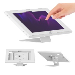 Uchwyt reklamowy do tabletu Maclean MC-956 W, z blokadą. 12.4"-13", iPad Air/ Pro, Samsung Tab S10+/S9+/S8+/S7+, 257x350x22mm